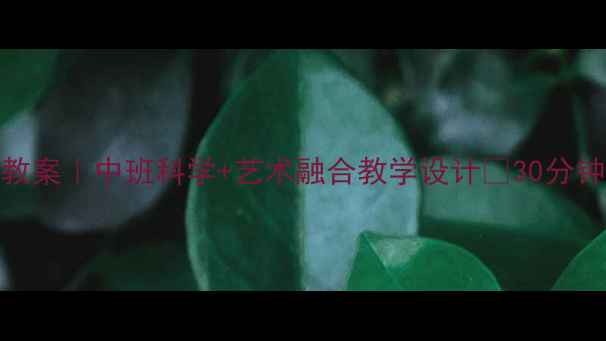 图片 ✨小熊的尾巴教案｜中班科学+艺术融合教学设计🔥30分钟玩转认知启蒙