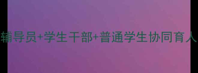 图片 三员一兵一组教学方案：教师+辅导员+学生干部+普通学生协同育人实用技巧与高效课堂实施指南1