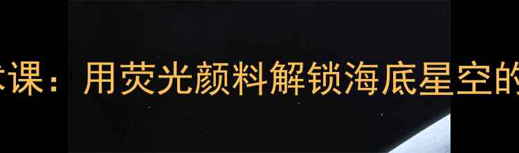 图片 中班夜光螺艺术课：用荧光颜料解锁海底星空的创意绘画教程1