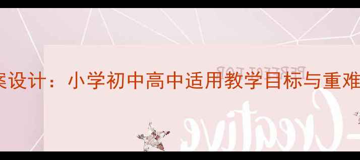 图片 信息与信息技术教案设计：小学初中高中适用教学目标与重难点（附完整方案）2