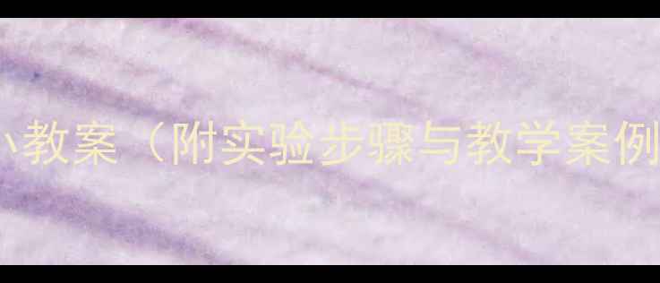 图片 初中物理测量力的大小教案（附实验步骤与教学案例）——精准教学指南2