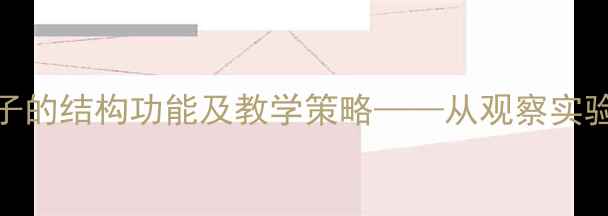图片 初中生物教案设计果实与种子的结构功能及教学策略——从观察实验到知识建构的完整教学方案