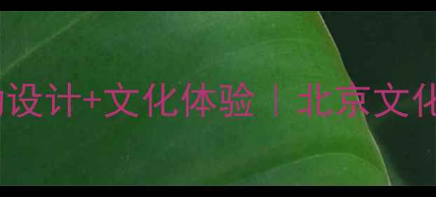 图片 北京中班教案｜幼儿活动设计+文化体验｜北京文化启蒙这样做超有趣！🌟2
