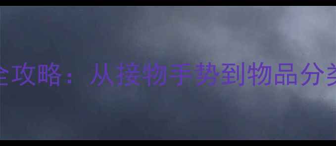 图片 商务场合递接物品礼仪全攻略：从接物手势到物品分类的培训教案（附图解）