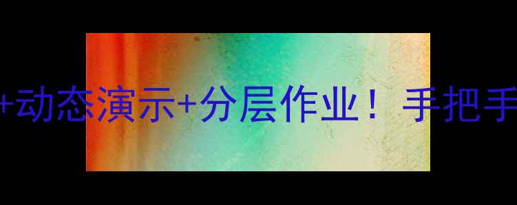 图片 多边形内角和公式+动态演示+分层作业！手把手教你设计高效教案