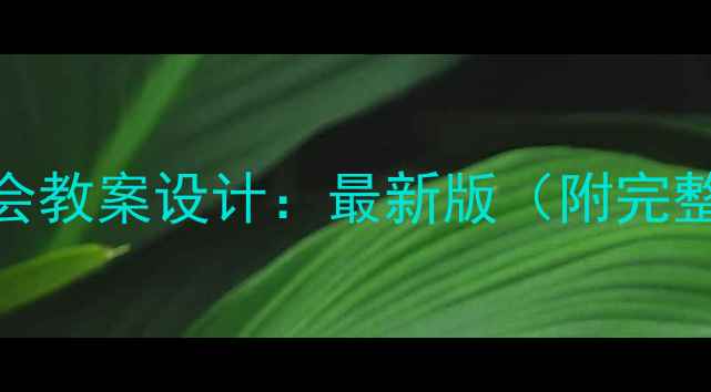 图片 小学少先队主题队会教案设计：最新版（附完整流程+教学案例）2