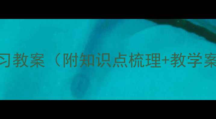 图片 岳阳楼记高效复习教案（附知识点梳理+教学案例+答题技巧）1