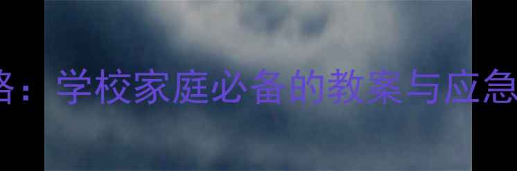 图片 火灾预防与自救全攻略：学校家庭必备的教案与应急指南（附演练方案）2