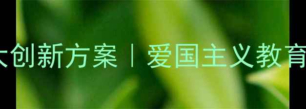 图片 烈士陵园教学设计5大创新方案｜爱国主义教育延伸课这样上更走心