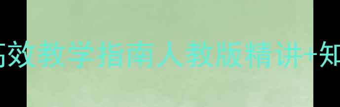 图片 爆款教案｜高中语文过秦论高效教学指南人教版精讲+知识点全梳理（附课件资源）1