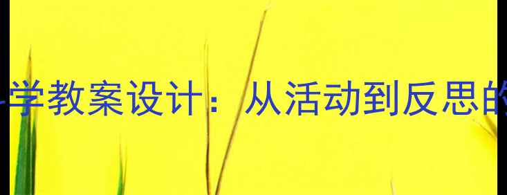 图片 蒙氏教育中班科学教案设计：从活动到反思的完整实践指南2