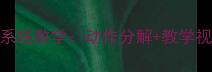 图片 零基础24式太极拳系统教学：动作分解+教学视频+常见错误纠正1