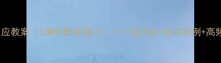 图片 高中离子反应教案（5课时教学设计）——知识点+实验案例+高频考点精讲2