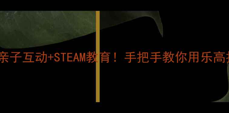 图片 🎨乐高积木动物园教案亲子互动+STEAM教育！手把手教你用乐高打造会动的动物王国🐾1