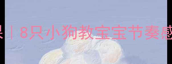 图片 🎵萌宠花轿音乐课｜8只小狗教宝宝节奏感（附完整教案）2